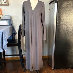 Ekouaer Women’s Size XL Floor Length Open Lightweight Cardigan/Coat